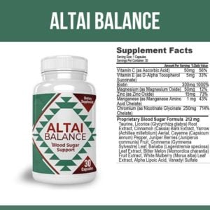 Altai Balance – Where to Buy Altai Balance for Blood Sugar Levels And Consumer Report by In-Depth Reviews