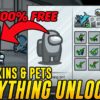 among us free skins