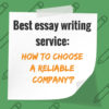 how to choose a reliable company