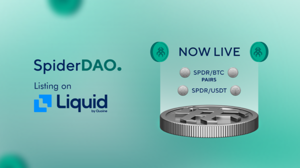 SpiderDAOs SPDR Token Listed on Liquid Exchange