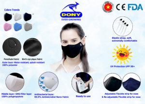 DONY Develop Nano Face Masks For Int’l Distributors, Pharmacies, E-commerce, Hospital & Clinics, Long Term Care Centers