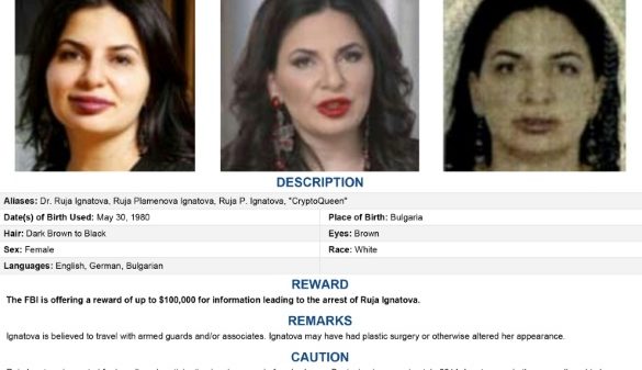 FBI Adds Bulgarian Crypto Queen to Most Wanted List