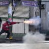 Clashes erupt between police and coca farmers in the Bolivian