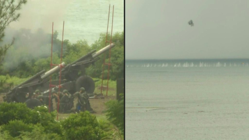 Taiwan is conducting an artillery drill simulating defense against a Chinese attack - Vimarsana News