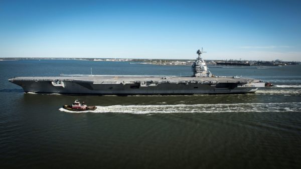 US Navys 13 bn carrier embarks on first deployment