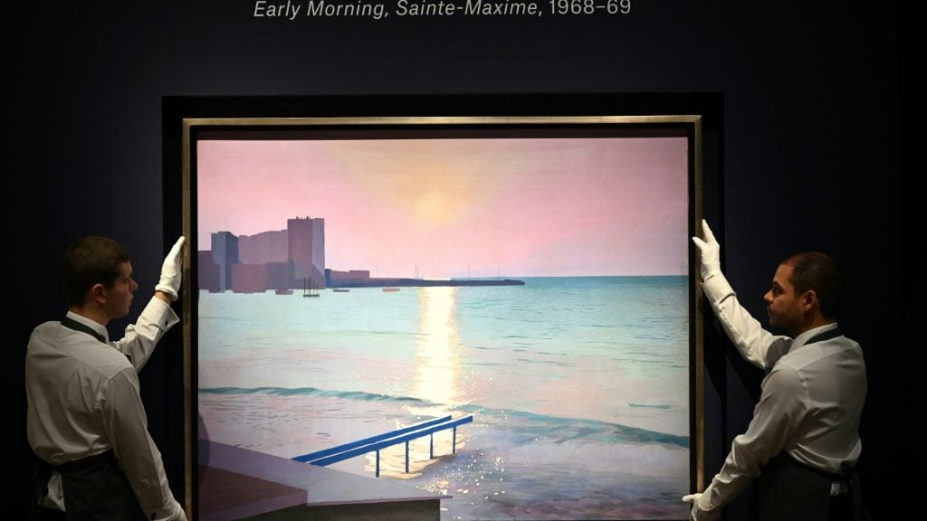 David Hockney ode to French Riviera sells for £24 million - Vimarsana News