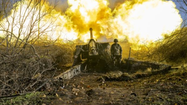 Little respite for Ukrainian artillery fighters near Bakhmut