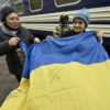 Ukraine families reunite as Kherson train station reopens