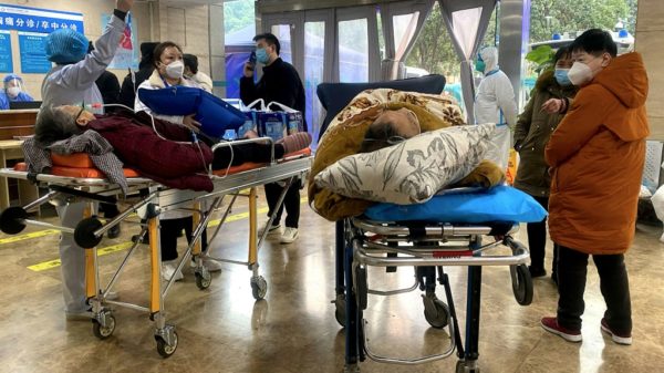 Elderly Covid patients fill hospital beds in Chinas Chongqing