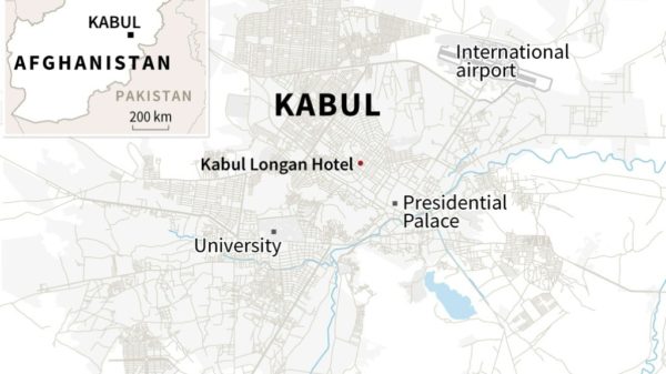 Loud blast shots heard near China hotel in Afghan capital