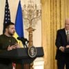 Zelenksy Biden show unity but war fatigue a threat