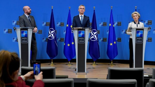 NATO EU vow more support for Ukraine to defend itself