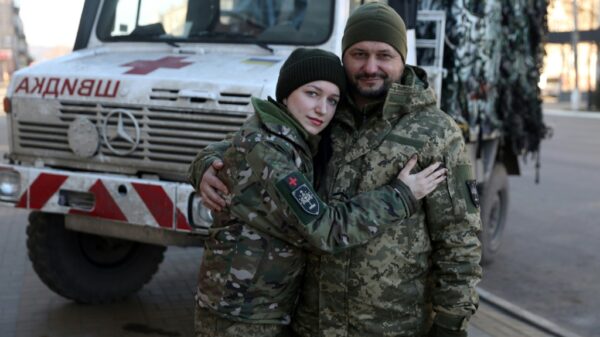 Ukrainian families serving on the front