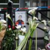 tributes to security guard killed in Belgrade shooting