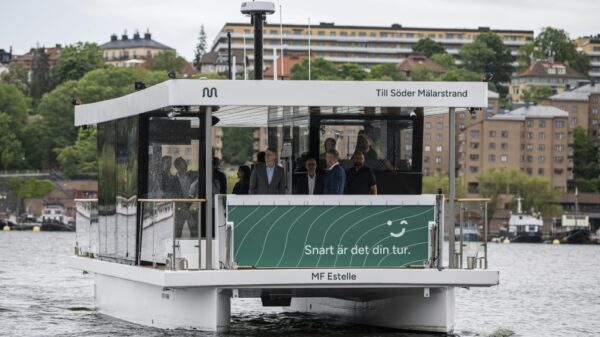 First self driving urban ferry sets sail in Stockholm